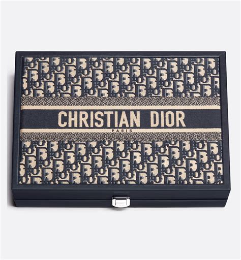 dior backgammon board|Large Embroidered Backgammon Blue Dior Oblique .